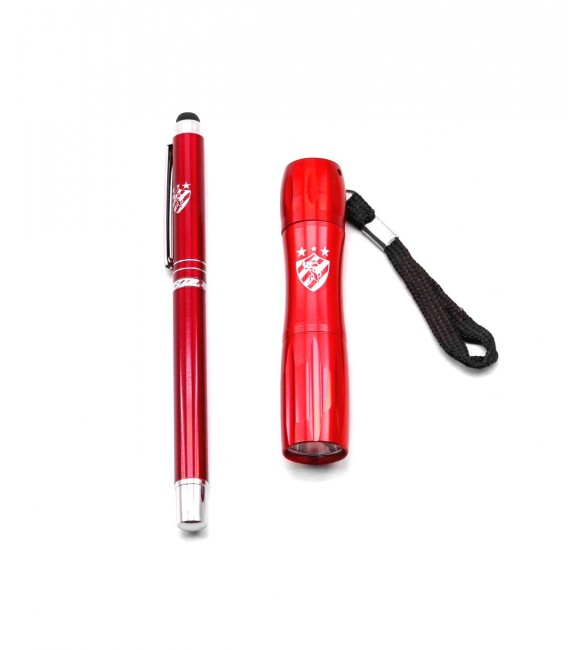 jogo Caneta Roller Pen Touchscreen Com Lanterna - Sport Club